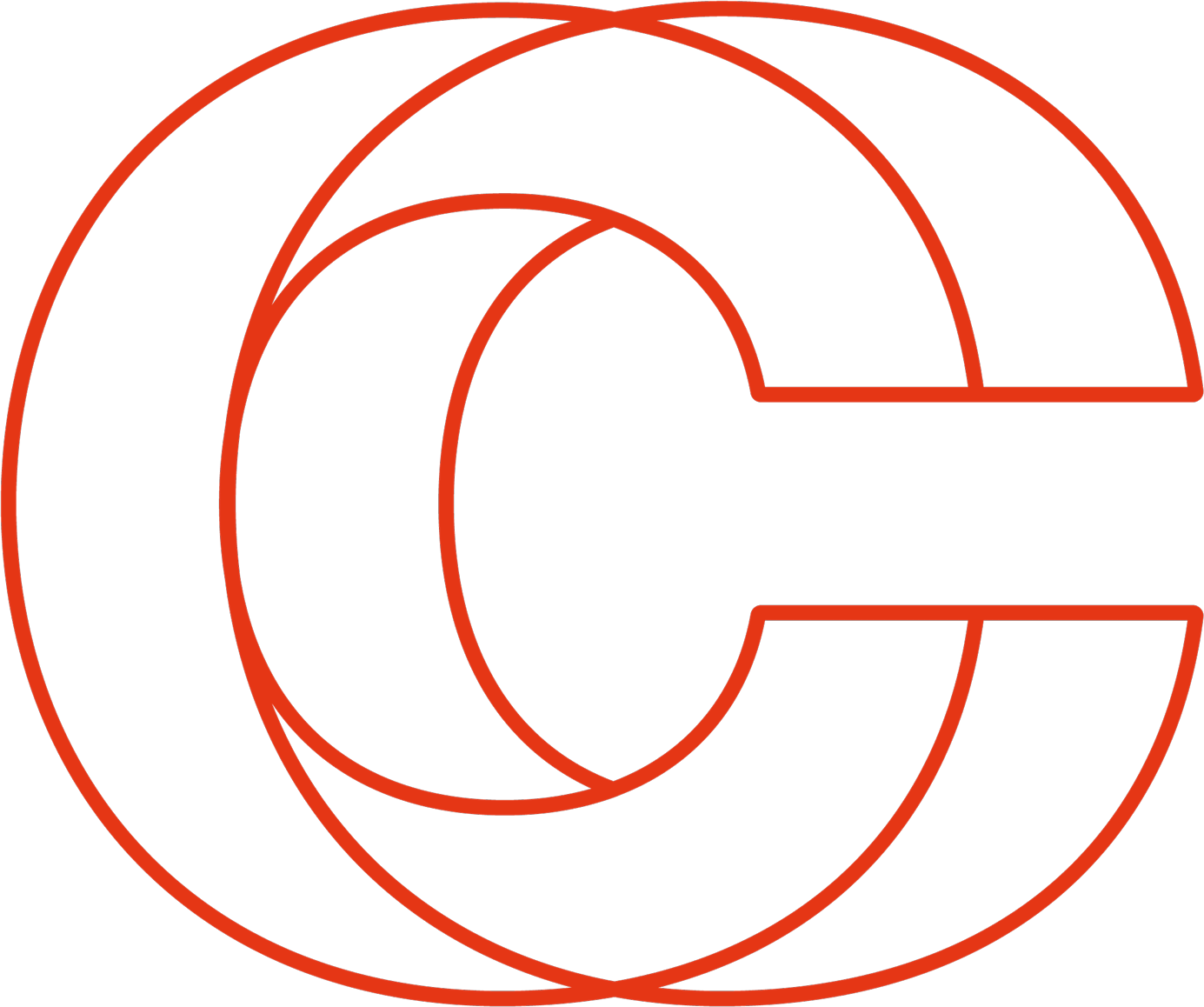 CC Rengøring og Facility logo rødt png