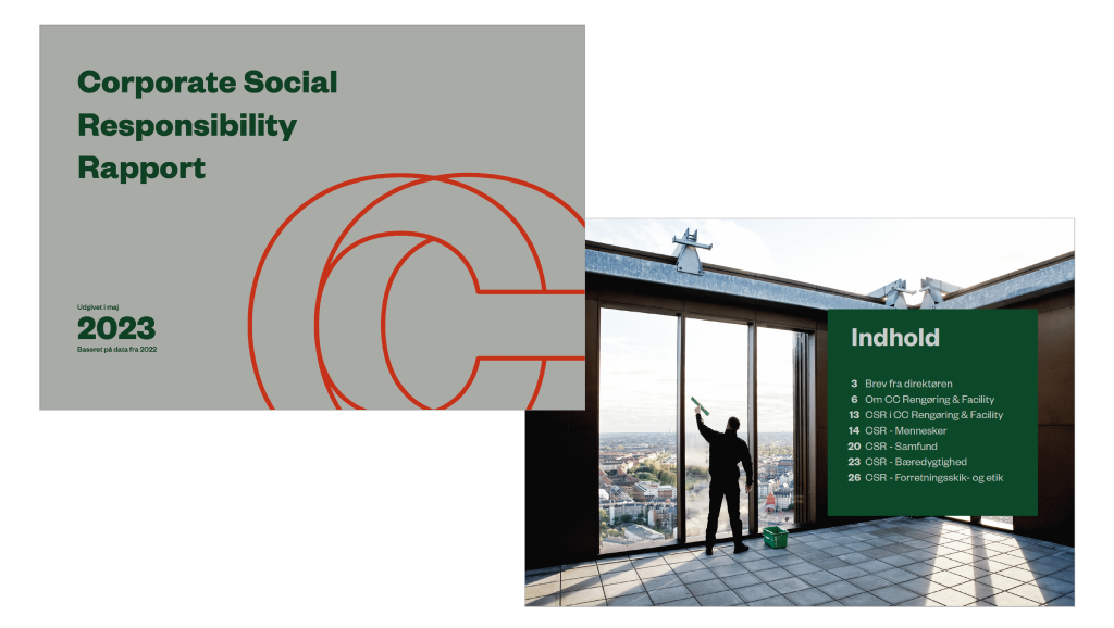 PDF billeder links til CSR rapport 2023 for CC Facility
